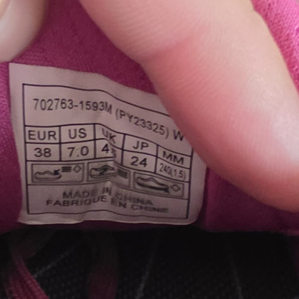 MBT Huracan Women's Athletic Walking Shoes Sneakers Size 7 Magenta - Picture 9 of 9
